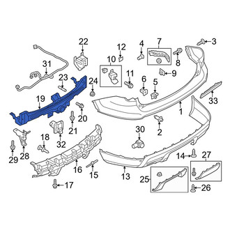 Ford OE - Rear Trailer Hitch
