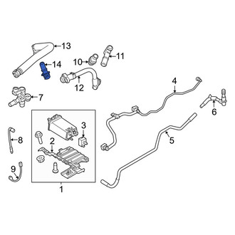 Ford OE - PCV Valve Elbow