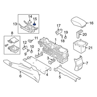 Ford OE - Automatic Transmission Shift Cover Plate Cap