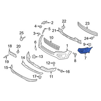 Ford OE - Front Right Bumper End Cap