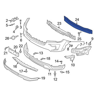 Ford OE - Front Bumper Impact Bar