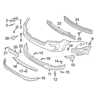 Ford OE - Front Tow Eye Cap