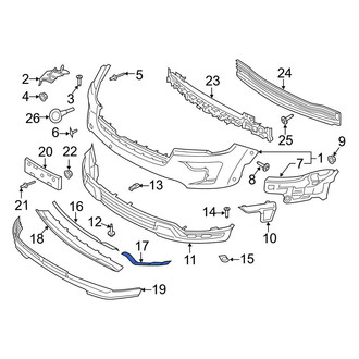Ford OE - Front Left Bumper Trim