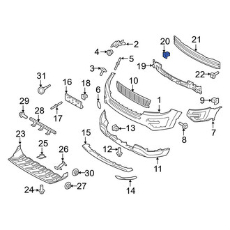 Ford OE - Bumper Impact Absorber Clip