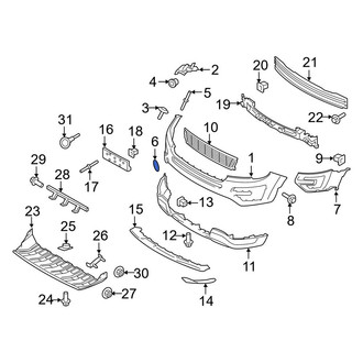 Ford OE - Front Tow Eye Cap