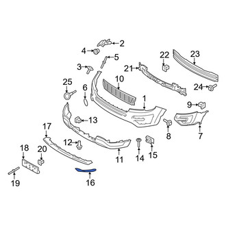 Ford OE - Front Right Bumper Trim