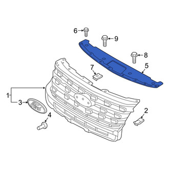 Ford OE - Front Radiator Support Access Cover