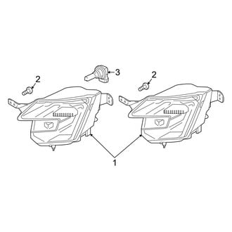 Ford OE - Front Lamps - Fog Lamps (W/O LED)