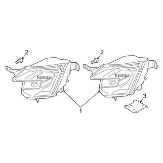 Ford OE - Front Lamps - Fog Lamps (With LED)