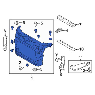 Ford OE - Front Radiator Support Panel