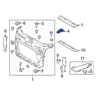 Ford OE - Radiator Support Bracket