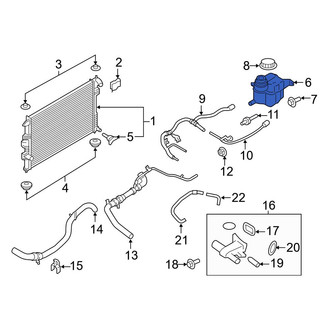 Ford OE - Engine Coolant Reservoir