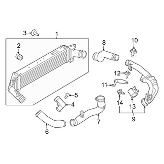 Ford OE - Cooling - Intercooler (2.3L)