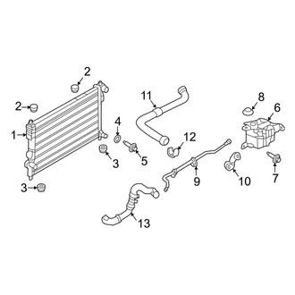 Ford OE - Cooling - Radiator & Components