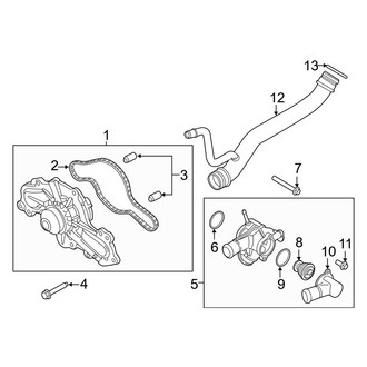 Ford OE - Cooling - Water Pump