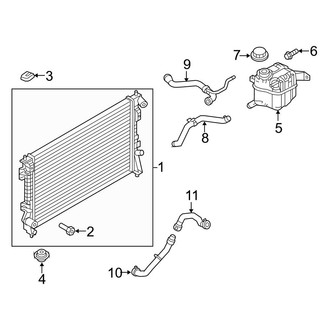Ford OE - Cooling - Radiator & Components
