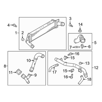 Ford OE - Intercooler Pipe