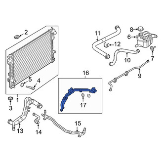 Ford OE - Engine Coolant Pipe