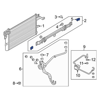 Ford OE - Radiator Support Panel Nut
