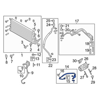 Ford OE - A/C Refrigerant Discharge Hose