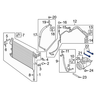 Ford OE - A/C Compressor Stud