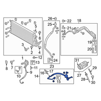 Ford OE - A/C Refrigerant Discharge Hose