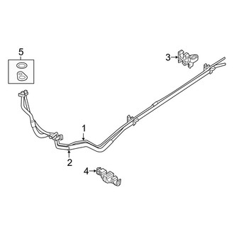 Ford OE - Air Conditioner & Heater - Rear A/C Lines