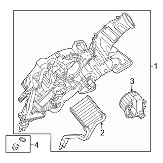 Ford OE - Air Conditioner & Heater - Auxiliary Air Conditioner