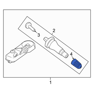 Ford OE - Tire Pressure Monitoring System (TPMS) Valve Stem Cap