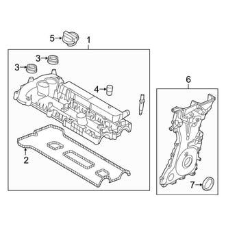 Ford OE - Engine / Transaxle - Valve & Timing Covers (2.3L)