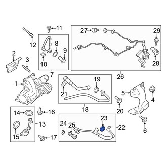 Ford OE - Turbocharger Oil Line Gasket