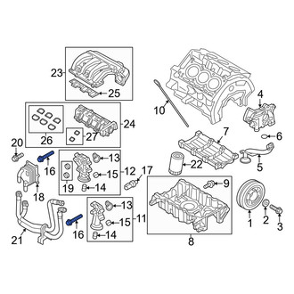 Ford OE - Engine Oil Filter Adapter Bolt