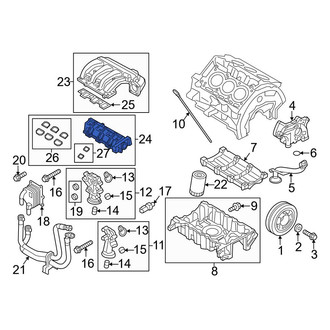 Ford OE - Lower Engine Intake Manifold