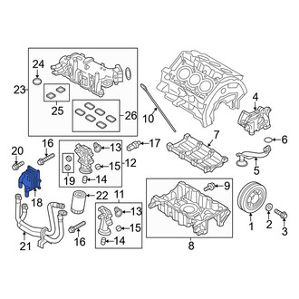 Ford OE - Engine Oil Cooler
