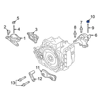 Ford OE - Automatic Transmission Mount Nut