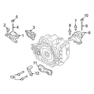 Ford OE - Engine / Transaxle - Engine & Transmission Mounting (T Engine VIN Character)