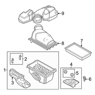 Ford OE - Engine / Transaxle - Air Intake (3.7L)