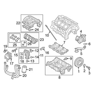 Ford OE - Engine / Transaxle - Engine Parts (3.7L)