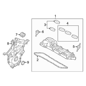 Ford OE - Engine / Transaxle - Valve & Timing Covers (3.7L)