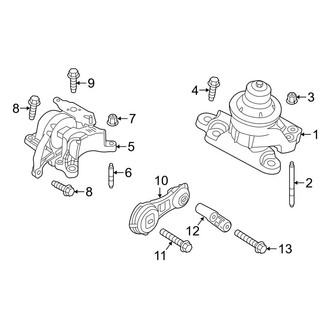 Ford OE - Engine / Transaxle - Engine & Transmission Mounting (3.7L)