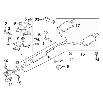 Ford OE - Catalytic Converter Bolt