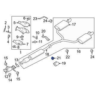 Ford OE - Exhaust System Hanger