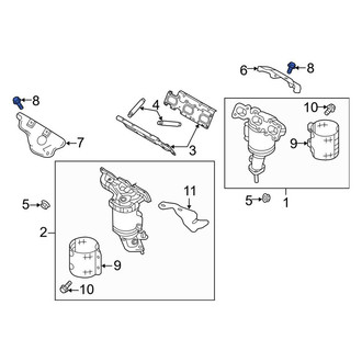 Ford OE - Catalytic Converter Heat Shield Bolt