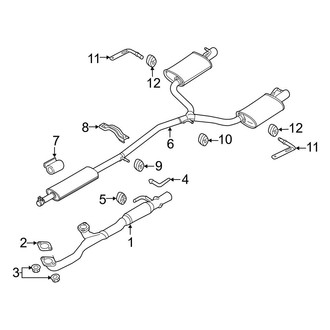 Ford OE - Exhaust System - Exhaust Components