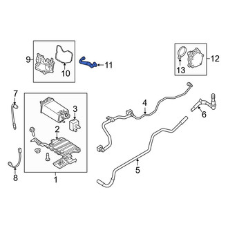 Ford OE - PCV Valve Hose