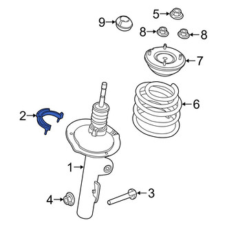 Ford OE - Front Coil Spring Insulator