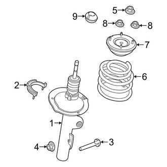 Ford OE - Front Suspension - Struts & Components