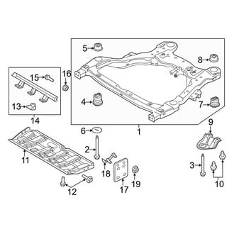Ford OE - Front Suspension - Crossmembers & Components