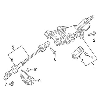 Ford OE - Steering Column Assembly (Manual Tilt/Telescope)