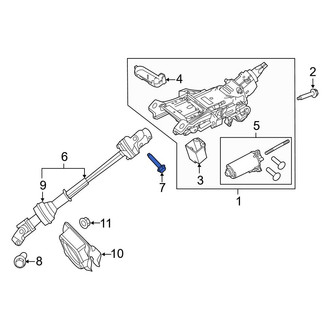 Ford OE - Upper Steering Shaft Bolt